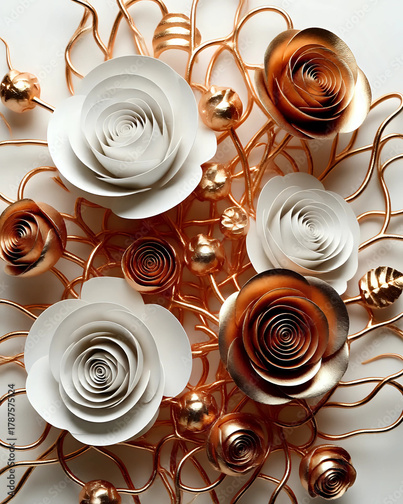 Obraz premium Seamless pattern with flowers