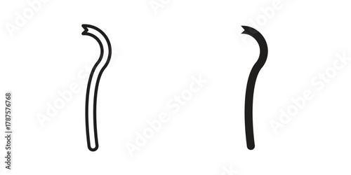 Crowbar icon for web design, mobile apps