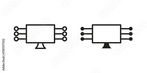 data streaming icon for web design, mobile apps