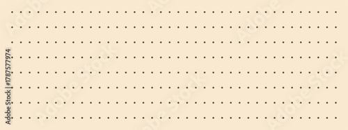 Simple texture for bullet journals and planners. Beige notebook paper with simple dot grid pattern