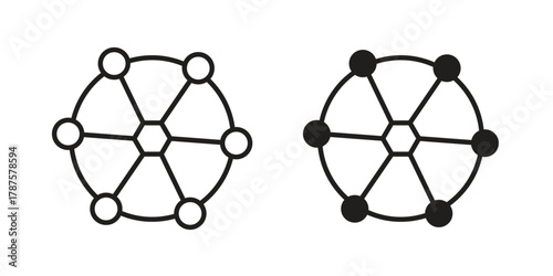 Dependency icon for web design, mobile apps