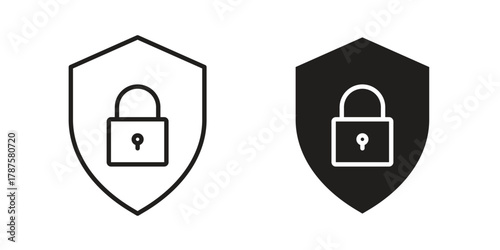 Encryption icon for web design, mobile apps