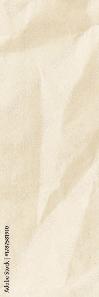Fototapeta premium Crumpled Paper Texture Background for Various Purposes. White Wrinkled Paper Texture