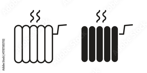 Heat icon for web design, mobile apps