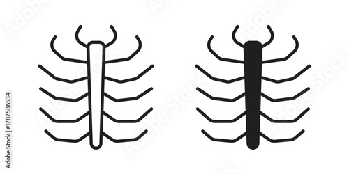 Human Ribs icon for web design, mobile apps