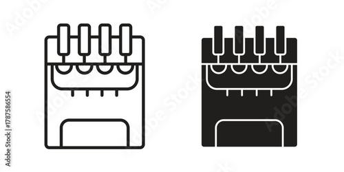 Ice cream maker icon for web design, mobile apps