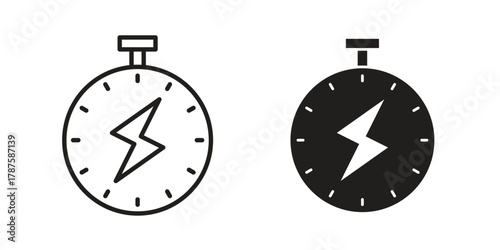 Instant icon for web design, mobile apps