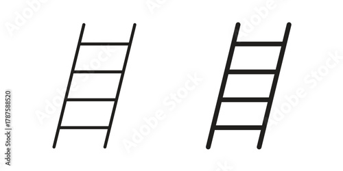 Ladder icon for web design, mobile apps