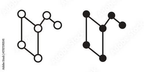Lyra Constellation icon for web design, mobile apps