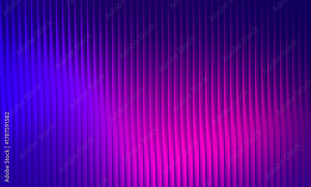 Fototapeta premium Abstract background with glowing vertical stripes in blue and pink gradient, modern and vibrant design.