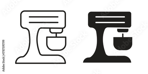 Mixer icon for web design, mobile apps
