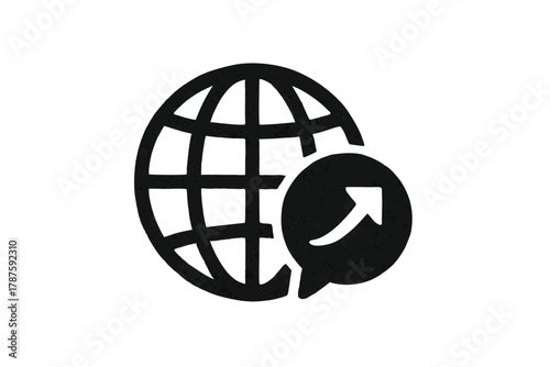 Global communication and internet concept vector