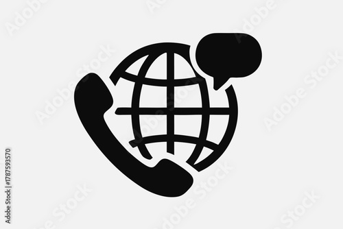Global communication and internet concept vector