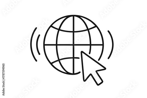 Global communication and internet concept vector