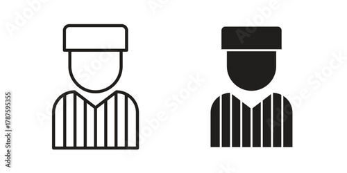 Prisoner icon for web design, mobile apps