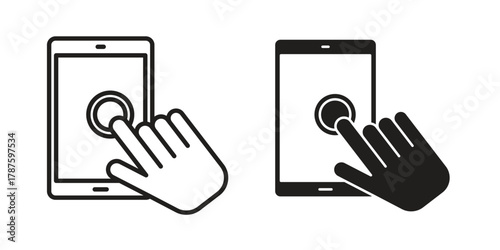 Self service icon for web design, mobile apps