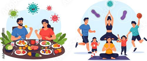 Healthy Lifestyle Choices and Their Positive Impacts on Well-being Amidst Global Health Concerns