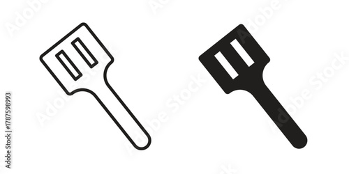 Spatula icon for web design, mobile apps