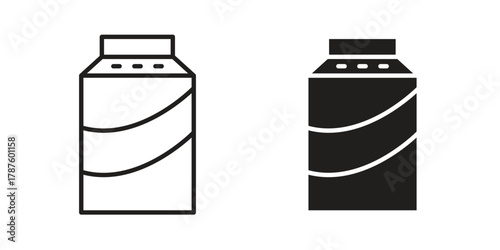 Top load washer icon for web design, mobile apps