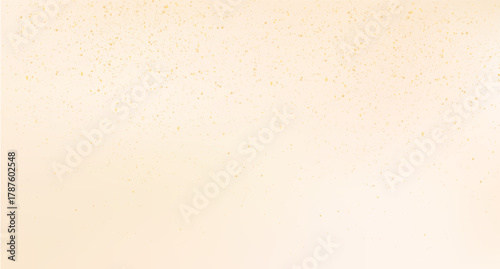 Minimalistic texture of kraft paper in beige color with noise and ecru details. Simple vector beige gradient background with soft monochromatic look. Warm beige gradient with scuff dots.