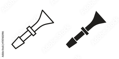 Vuvuzela icon for web design, mobile apps