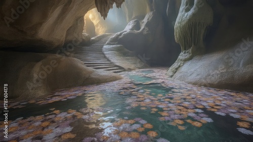 river in the canyon of yellowstone