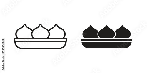 Xiao long bao icon for web design, mobile apps
