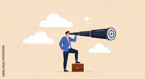 Corporate Visionary Seeks New Horizons Guiding Business Strategy Aiming for Growth and Opportunity A Leader with Foresight Inspiring Success through Clear Direction