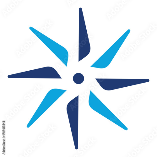 propeller mixed color icon