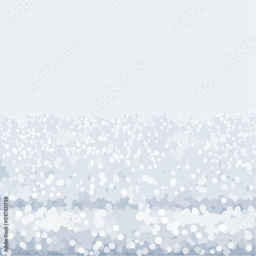 A vast, seamless field of pure white sugar crystals, slightly glittering under a direct overhead light source.