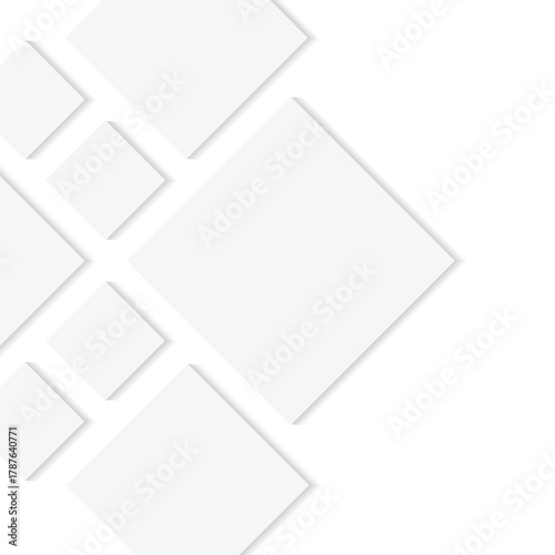 Photo Collage Featuring Diamond Arrangement and Shadow Accents in 1:1 Ratio