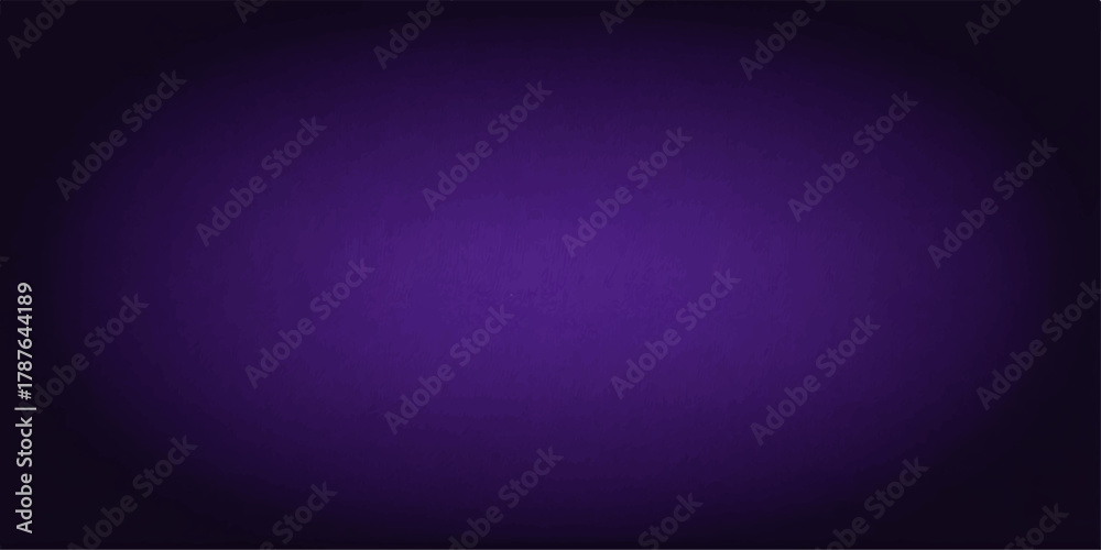 Dark violet color background texture design with glowing purple and blue bokeh lights and space for text
