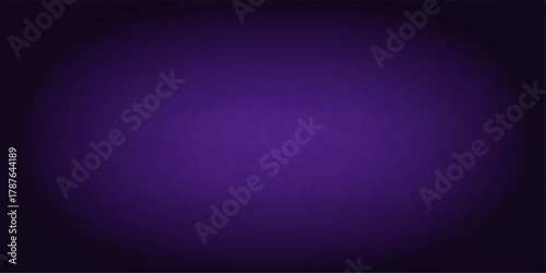 Dark violet color background texture design with glowing purple and blue bokeh lights and space for text