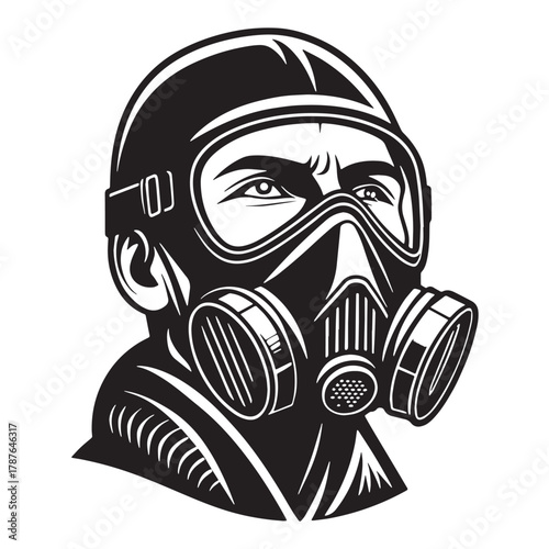 Black diving Silhouette Vector, High Quality Illustration on White Background