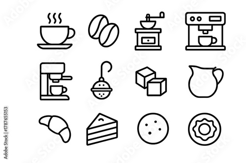 Coffee Shop Icons.