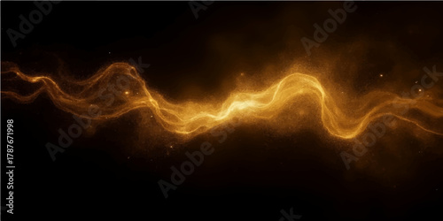 Abstract animation of electric blue lightning exploding against a dark space background with fire and smoke texture