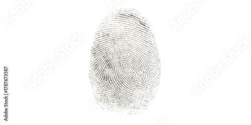 Accurate human fingerprint for unique personal identity biometrics scan