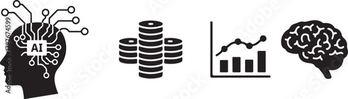 Artificial intelligence icons