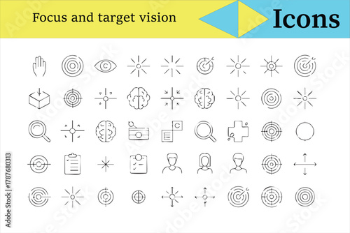 Precision and accuracy symbols