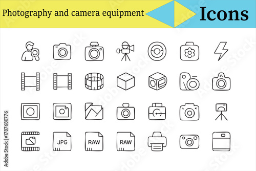 Photo and equipment symbols