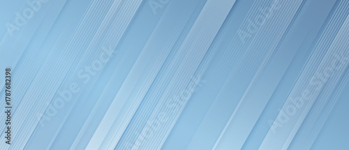 Fototapeta Naklejka Na Ścianę i Meble -  abstract blue banner background with diagonal lines and shapes