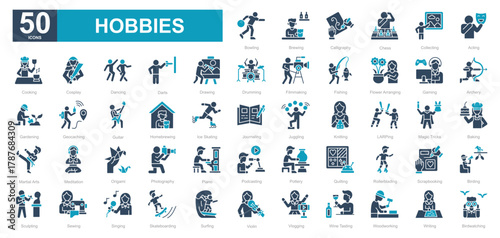 Hobbies dualtone iconset