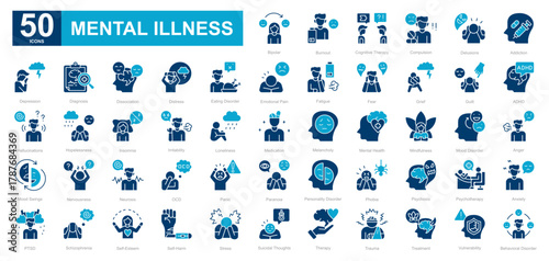 Mental Illness dualtone iconset