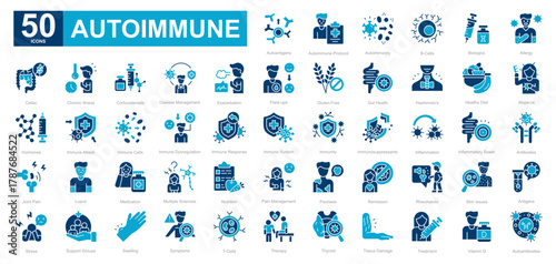 Autoimmune dualtone iconset