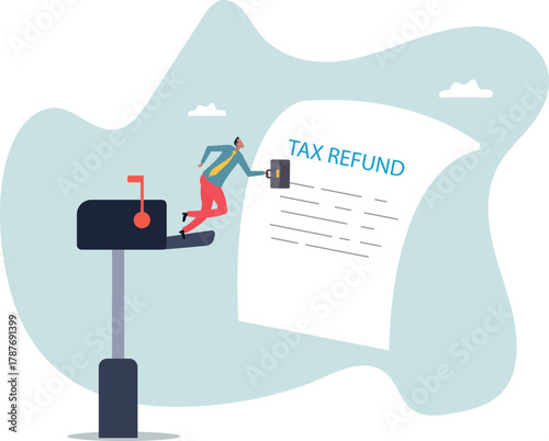 Tax refund or rebate credit.about a man and his life.