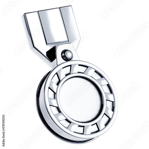 Award medal with bearing element in a metallic finish, representing achievement and engineering excellence