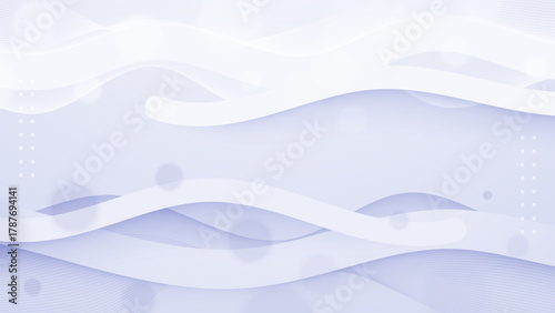 abstract white wave background with smooth lines and digital texture