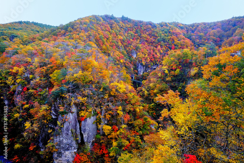 鳴子峡の紅葉