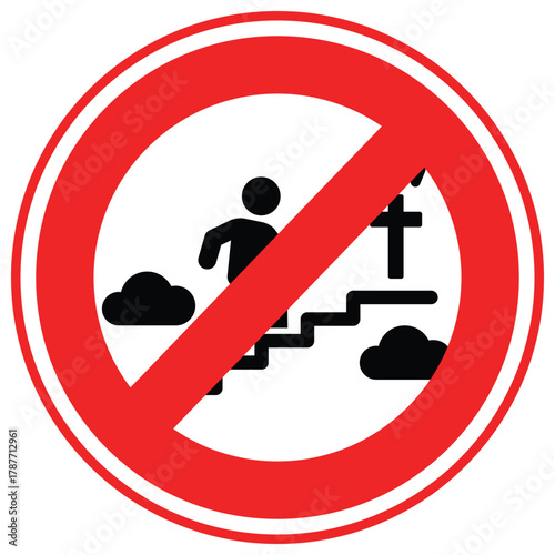 No Pilgrimage Vector icon which can easily modify or edit