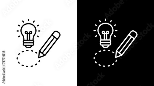 Creative Planning   White Icon Set Design
